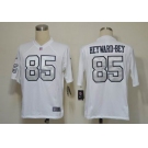 nike nfl jerseys oakland raiders #85 heyward-bey white(silver number)[Game]