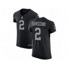 Men Nike Oakland Raiders #2 Giorgio Tavecchio Black Team Color Vapor Untouchable Elite Player NFL Jersey