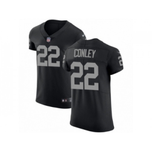 Men Nike Oakland Raiders #22 Gareon Conley Black Team Color Vapor Untouchable Elite Player NFL Jersey