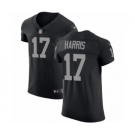 Men's Nike Oakland Raiders #17 Dwayne Harris Black Team Color Vapor Untouchable Elite Player NFL Jersey