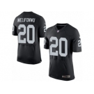 Men's Nike Oakland Raiders #20 Obi Melifonwu Elite Black Team Color NFL Jersey