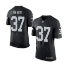 Men's Nike Oakland Raiders #37 Lester Hayes Elite Black Team Color NFL Jersey