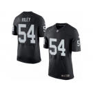 Men's Nike Oakland Raiders #54 Perry Riley Elite Black Team Color NFL Jersey