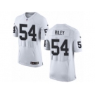 Men's Nike Oakland Raiders #54 Perry Riley Elite White NFL Jersey