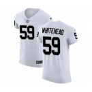 Men's Nike Oakland Raiders #59 Tahir Whitehead White Vapor Untouchable Elite Player NFL Jersey