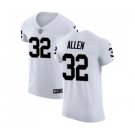 Men's Oakland Raiders #32 Marcus Allen White Vapor Untouchable Elite Player Football Jersey