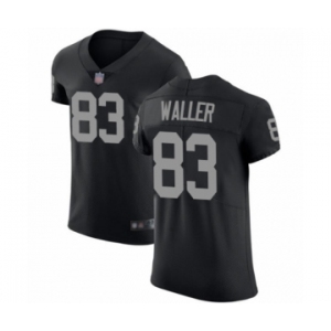 Men's Oakland Raiders #83 Darren Waller Black Team Color Vapor Untouchable Elite Player Football Jersey