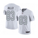 Men's Oakland Raiders #83 Darren Waller Elite White Rush Vapor Untouchable Football Jersey