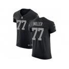 Nike Oakland Raiders #77 Kolton Miller Black Team Color Men Stitched NFL Vapor Untouchable Elite Jersey