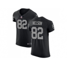 Nike Oakland Raiders #82 Jordy Nelson Black Team Color Men Stitched NFL Vapor Untouchable Elite Jersey