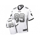 Nike Oakland Raiders #89 Amari Cooper White Men's Stitched NFL Elite Drift Fashion Jersey