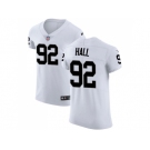 Nike Oakland Raiders #92 P.J. Hall White Men Stitched NFL Vapor Untouchable Elite Jersey