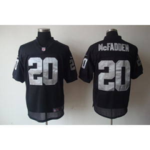 Nike nfl jerseys oakland raiders #20 mcfadden black[elite]