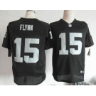 nike nfl jerseys oakland raider #15 matt flynn black [Elite]