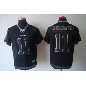 nike nfl jerseys oakland raiders #11 janikowski black[Elite lights out]