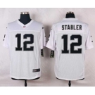 nike nfl jerseys oakland raiders #12 stabler white[Elite][stabler]