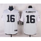 nike nfl jerseys oakland raiders #16 plunkett white[Elite]