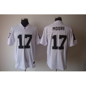 nike nfl jerseys oakland raiders #17 denarius moore white[Elite]