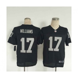 nike nfl jerseys oakland raiders #17 williams black[Elite][williams]