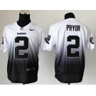 nike nfl jerseys oakland raiders #2 pryor white-grey[Elite drift fashion][second version]