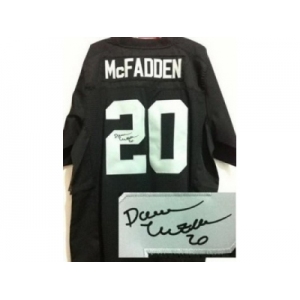 nike nfl jerseys oakland raiders #20 darren mcFadden black[Elite signature]