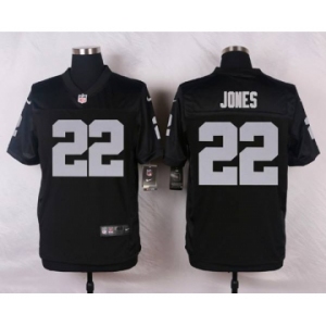 nike nfl jerseys oakland raiders #22 jones black[Elite]
