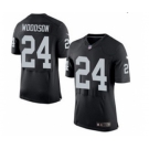 nike nfl jerseys oakland raiders #24 woodson black[2015 new Elite][woodson]