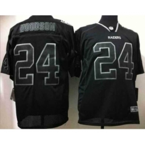 nike nfl jerseys oakland raiders #24 woodson black[Elite lights out][woodson]