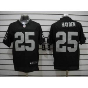 nike nfl jerseys oakland raiders #25 hayden black[Elite]
