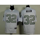 nike nfl jerseys oakland raiders #32 allen white[allen][Elite grey number]