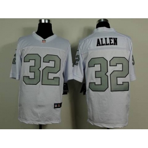 nike nfl jerseys oakland raiders #32 allen white[allen][Elite grey number]