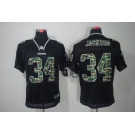 nike nfl jerseys oakland raiders #34 jackson black[camo fashion Elite]