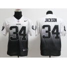 nike nfl jerseys oakland raiders #34 jackson white-grey[Elite drift fashion][second version]