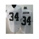 nike nfl jerseys oakland raiders #34 jackson white[Elite]