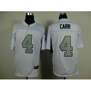 nike nfl jerseys oakland raiders #4 carr white[Elite grey number]