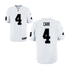 nike nfl jerseys oakland raiders #4 carr white[Elite]