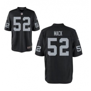 nike nfl jerseys oakland raiders #52 mack black[Elite]
