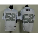 nike nfl jerseys oakland raiders #52 mack white[Elite grey number]