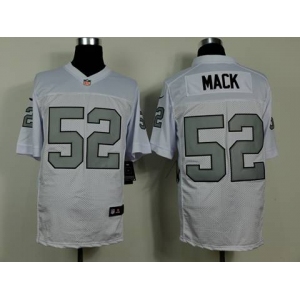 nike nfl jerseys oakland raiders #52 mack white[Elite grey number]