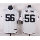 nike nfl jerseys oakland raiders #56 williams white[Elite][williams]