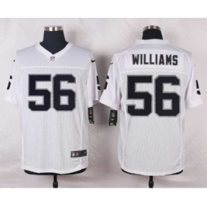 nike nfl jerseys oakland raiders #56 williams white[Elite][williams]