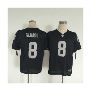 nike nfl jerseys oakland raiders #8 fajardo black[Elite][fajardo]