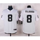 nike nfl jerseys oakland raiders #8 fajardo white[Elite][fajardo]