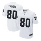 nike nfl jerseys oakland raiders #80 streater white[Elite]