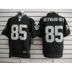 nike nfl jerseys oakland raiders #85 heyward-bey black[elite]