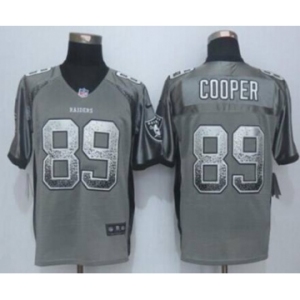 nike nfl jerseys oakland raiders #89 cooper grey[Elite drift fashion][cooper]