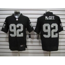 nike nfl jerseys oakland raiders #92 mcgee black[Elite][mcgee]