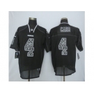 nike oakland raiders #4 derek carr black jerseys[lights out elite]