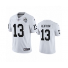 Las Vegas Raiders #13 Hunter Renfrow White 2020 Inaugural Season Vapor Limited Jersey