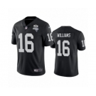 Las Vegas Raiders #16 Tyrell Williams Black 2020 Inaugural Season Vapor Limited Jersey